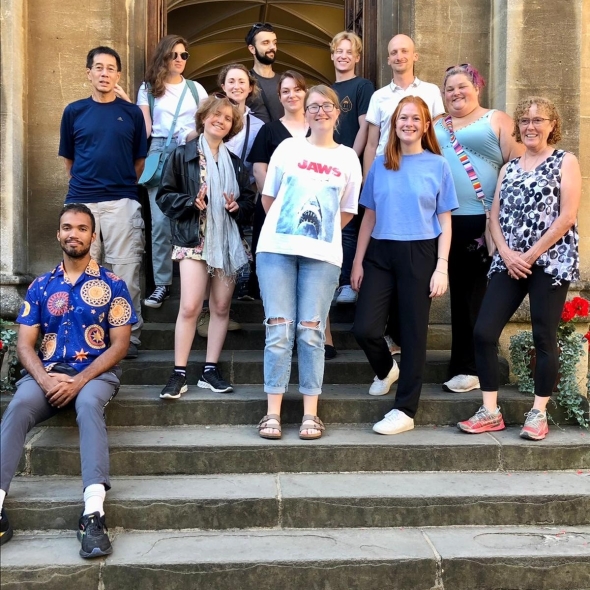 Oxford Creative Writing Summer School Group Photo, 2022
